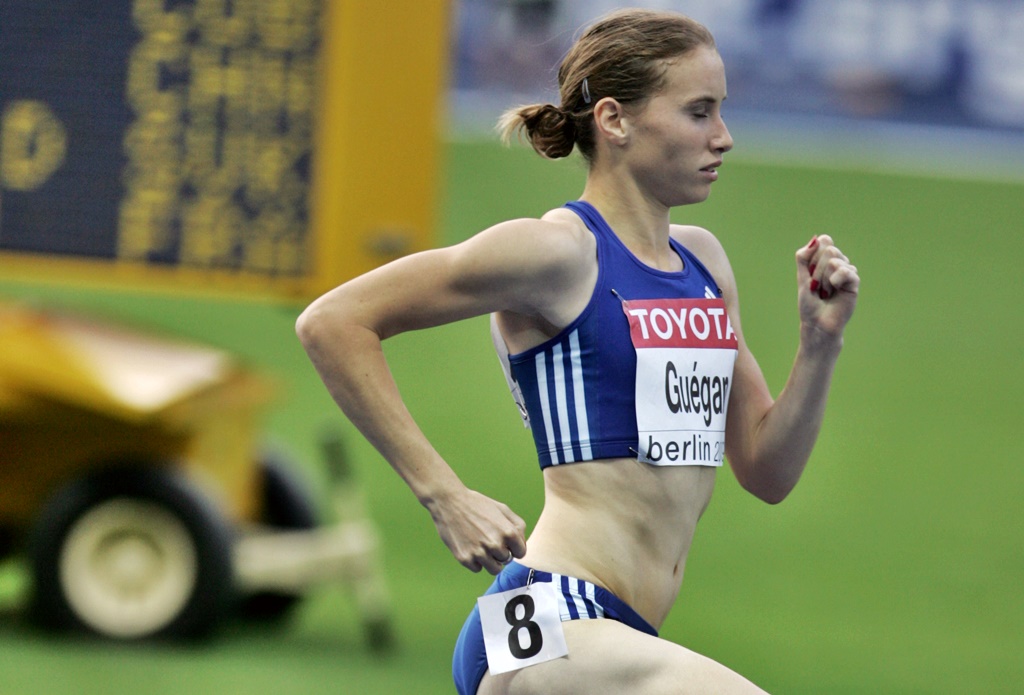 Elodie Guégan en 2009 lors du Mondial de Berlin